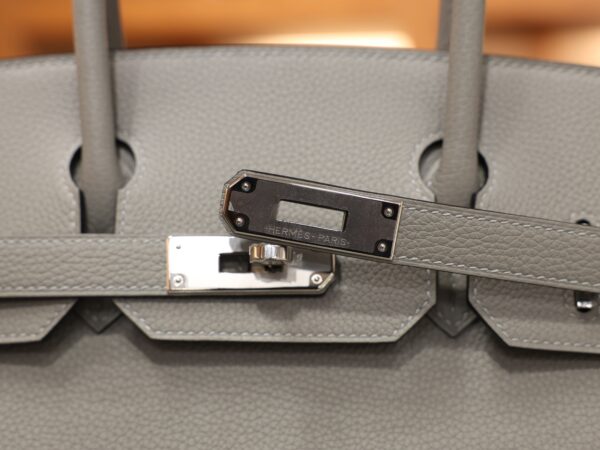 Birkin 30 Togo Gris Mouette PHW