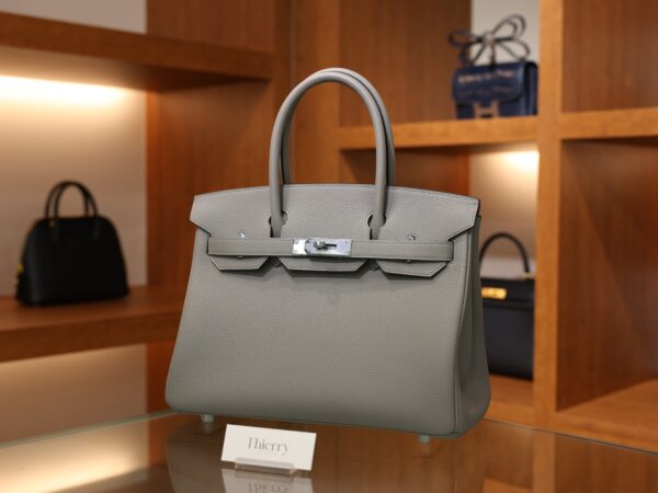 Birkin 30 Togo Gris Asphalte PHW