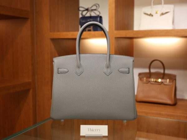 Birkin 30 Togo Gris Asphalte PHW
