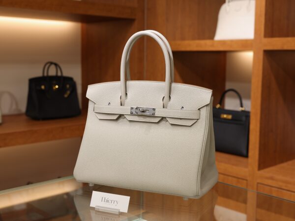 버킨 30 토고 그리스 펄 은장 001_SBJ_8994 Birkin 30 Togo Gris Perle PHW