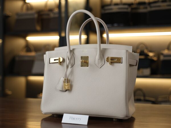 Birkin 30 Togo Craie GHW