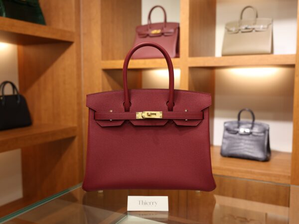 Birkin 30 Togo Rouge Grenat GHW