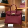 Birkin 30 Togo Rouge Grenat GHW