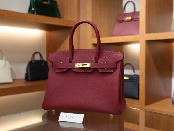 Birkin 30 Togo Rouge Grenat GHW