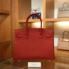 Birkin 30 Togo Rouge Casaque GHW