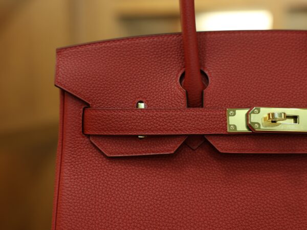Birkin 30 Togo Rouge Casaque GHW