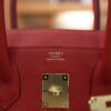 Birkin 30 Togo Rouge Casaque GHW