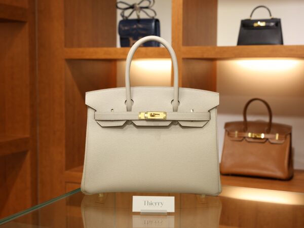 Birkin 30 Togo Beton GHW