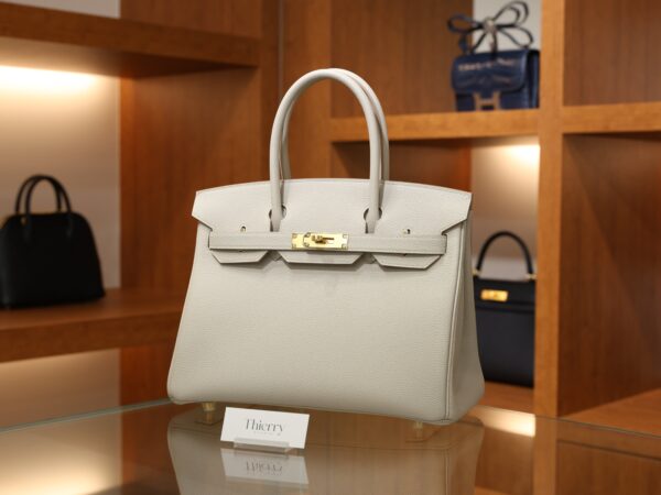 Birkin 30 Togo Beton GHW