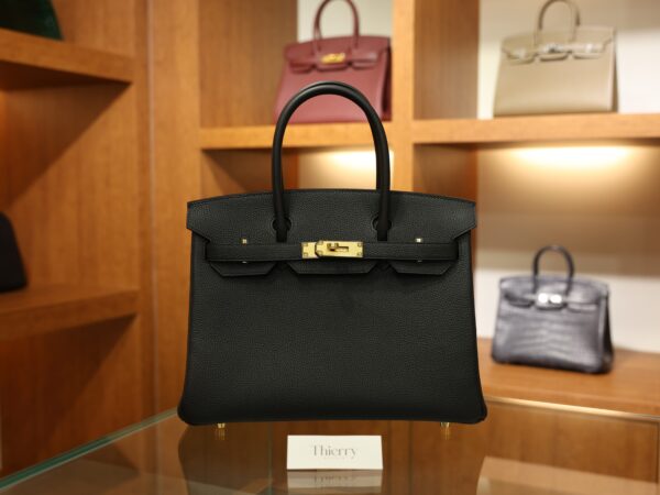 Birkin 30 Togo Black GHW
