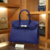 Birkin 30 Togo Bleu Electrique PHW