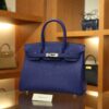 Birkin 30 Togo Bleu Electrique PHW