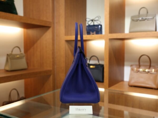 Birkin 30 Togo Bleu Electrique PHW