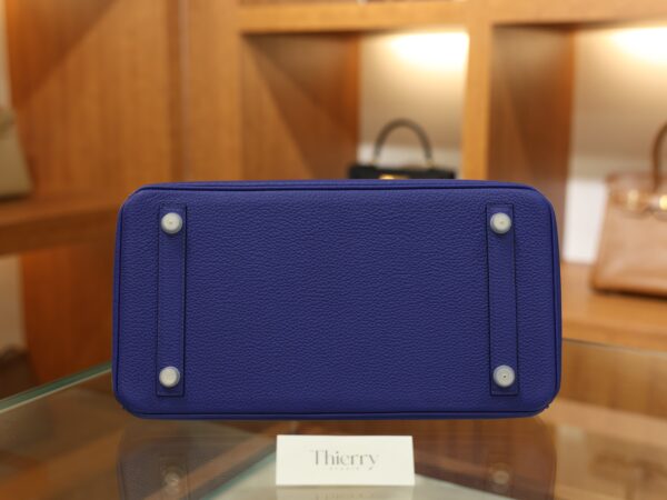 Birkin 30 Togo Bleu Electrique PHW
