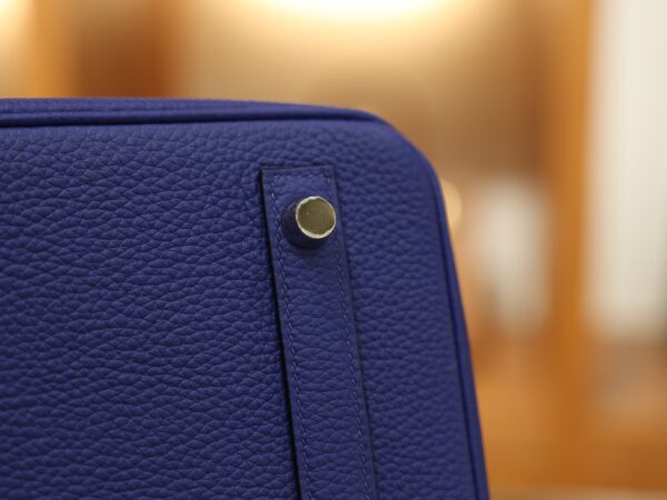 Birkin 30 Togo Bleu Electrique PHW
