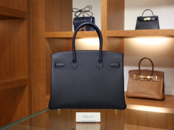 Birkin 30 Togo Bleu Nuit GHW