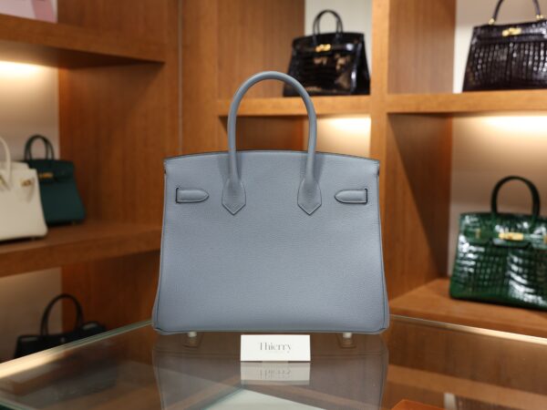 Birkin 30 Togo Bleu Lin PHW