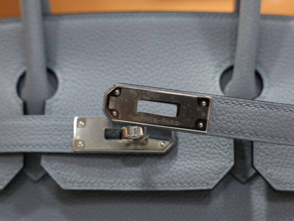 Birkin 30 Togo Bleu Lin PHW