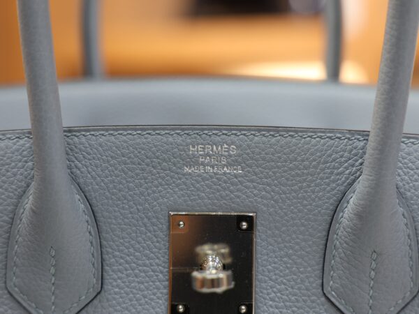 Birkin 30 Togo Bleu Lin PHW
