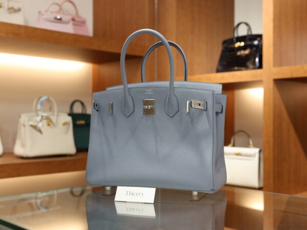 Birkin 30 Togo Bleu Lin PHW
