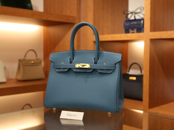 Birkin 30 Togo Bleu Jean GHW