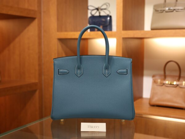 Birkin 30 Togo Bleu Jean GHW