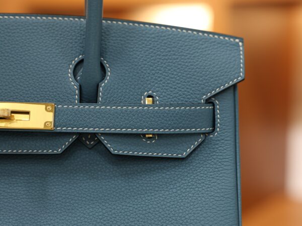 Birkin 30 Togo Bleu Jean GHW