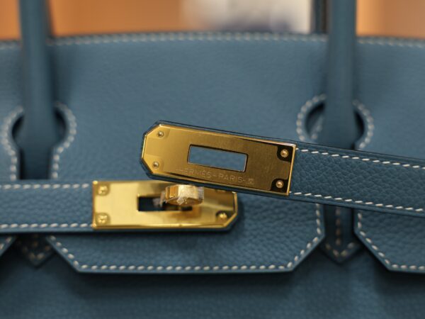 Birkin 30 Togo Bleu Jean GHW