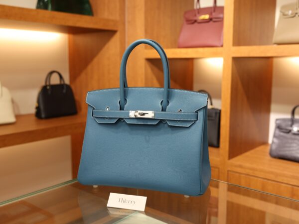 Birkin 30 Togo Bleu Jean PHW