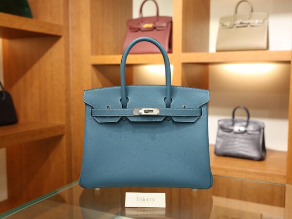 Birkin 30 Togo Bleu Jean PHW