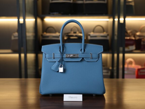 Birkin 30 Togo Bleu Jean PHW