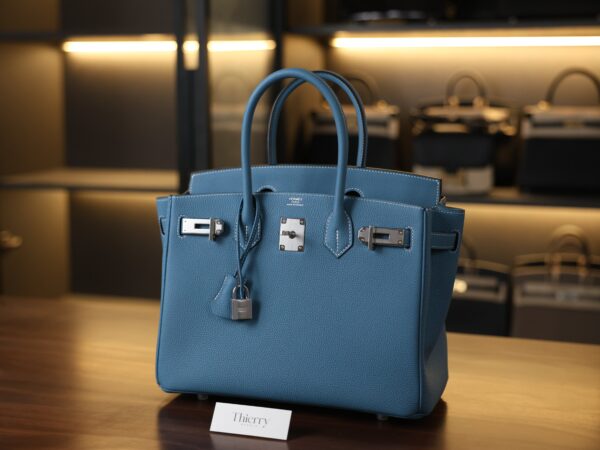 Birkin 30 Togo Bleu Jean PHW