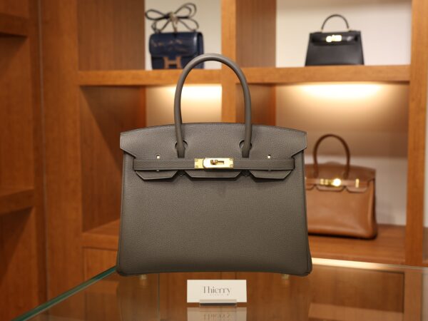 Birkin 30 Togo Etain GHW