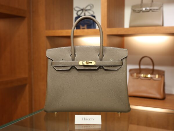 Birkin 30 Togo Etoupe GHW