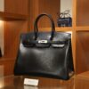 Birkin 35 Box Retourne Black PHW