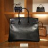 Birkin 35 Box Retourne Black PHW