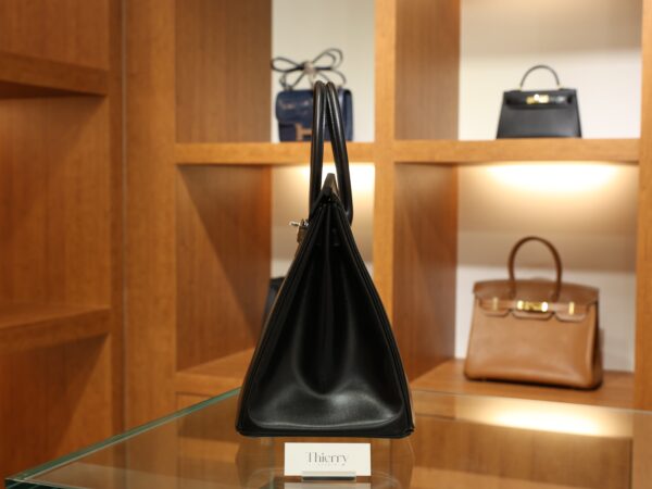 Birkin 35 Box Retourne Black PHW