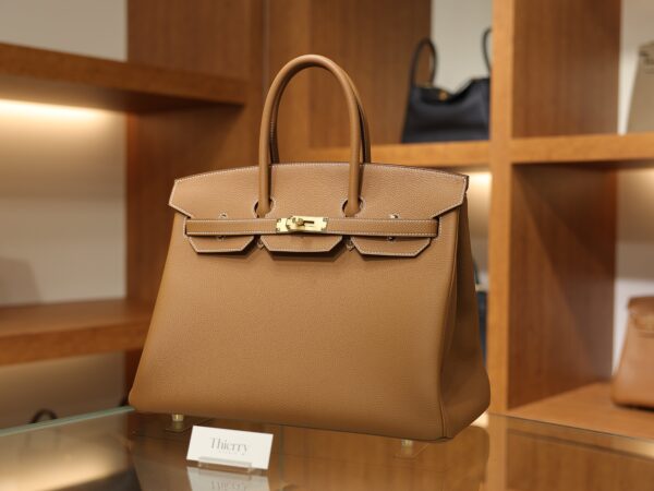 Birkin 35 Togo Gold GHW