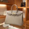 Birkin 35 Togo Gris Asphalte GHW