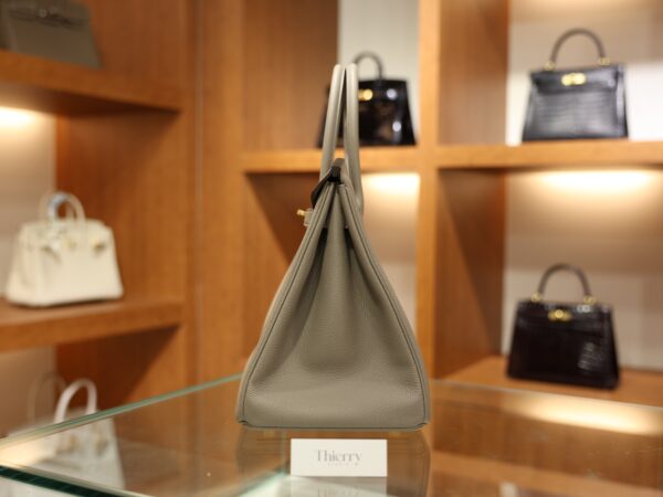 Birkin 35 Togo Gris Asphalte GHW