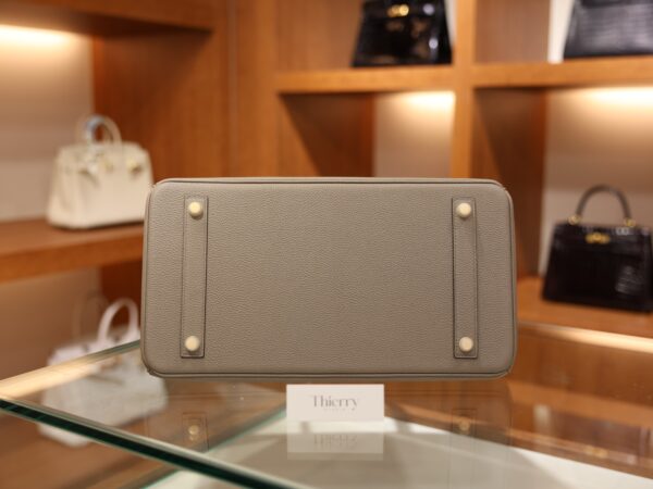 Birkin 35 Togo Gris Asphalte GHW