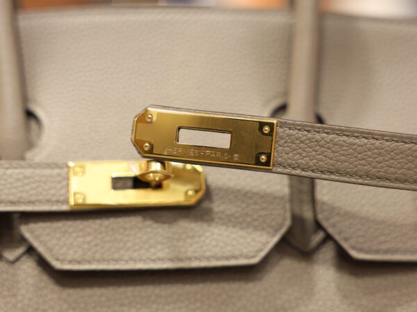 Birkin 35 Togo Gris Asphalte GHW