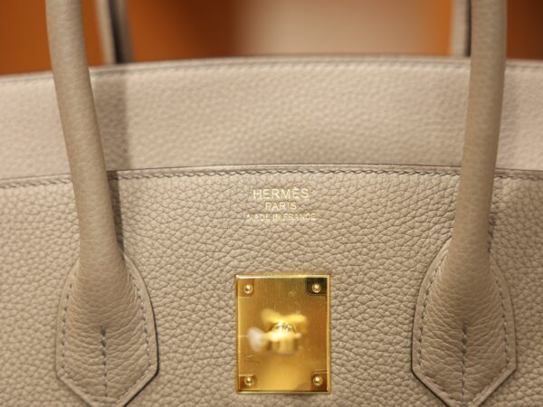 Birkin 35 Togo Gris Asphalte GHW