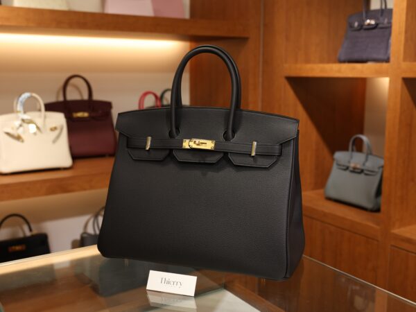 버킨 35 토고 블랙 금장 001_139A1715 Birkin 35 Togo Black GHW