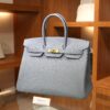 Birkin 35 Togo Bleu Lin GHW