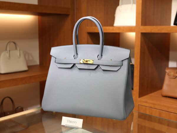 버킨 35 토고 블루린 금장 001_SBJ_8003_7b2c6af2-0aa7-455b-b69a-b6fba385158d Birkin 35 Togo Bleu Lin GHW