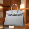 Birkin 35 Togo Bleu Lin GHW