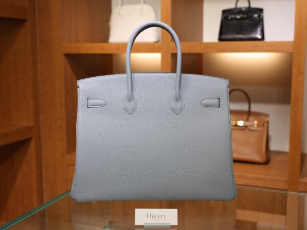 Birkin 35 Togo Bleu Lin GHW