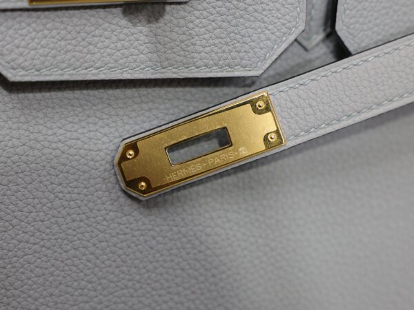 Birkin 35 Togo Bleu Lin GHW