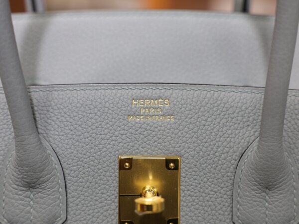 Birkin 35 Togo Bleu Lin GHW